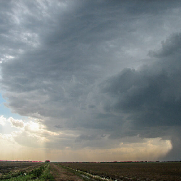 Supercell structure near Haskell, Texas