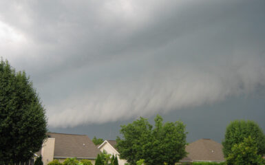 Bloomington Indiana Shelf Cloud