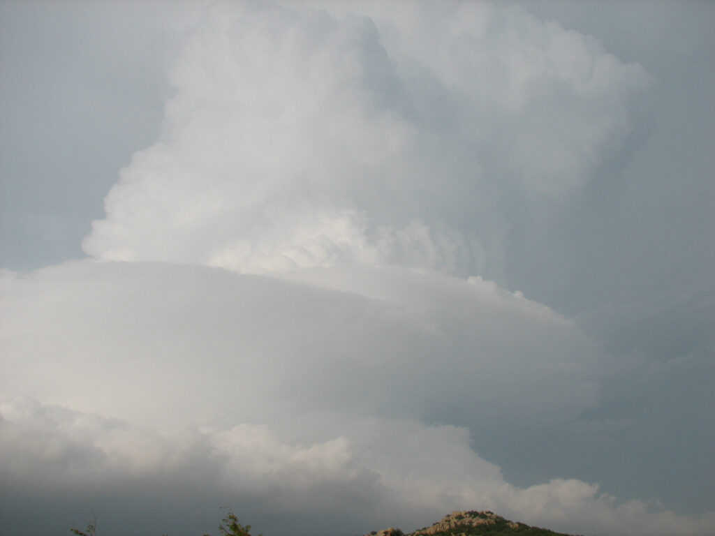 Updraft over Wichita Mountains