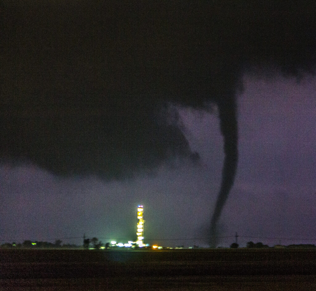 Tornado and Oil Rig