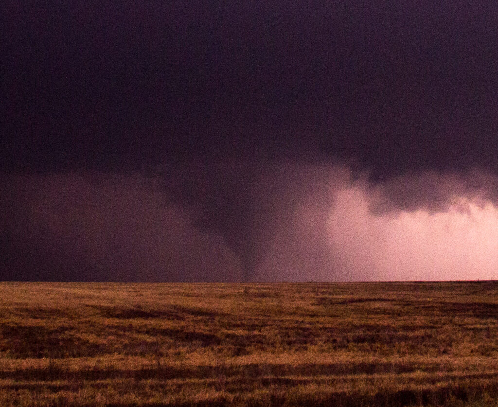 Night Time Kansas Tornado