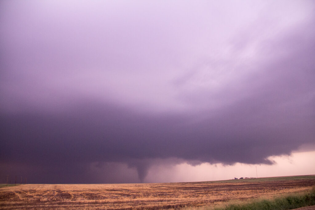 Tornado near LaCrosse KS