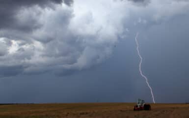 Lightning in Southwest Oklahoma