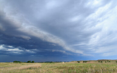 A stormy South Dakota landscape in June 2012