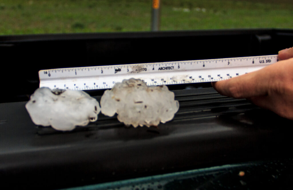 2.5 inch hail