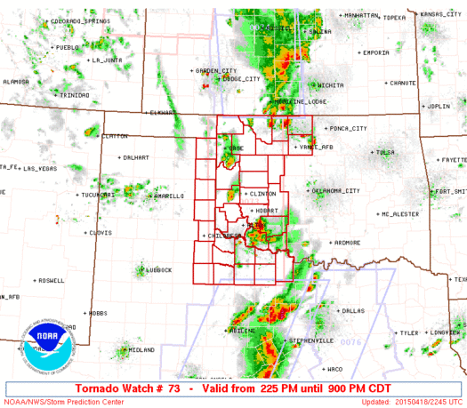 Tornado Watch #73