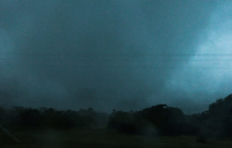 Large cone tornado Near Gordon, TX