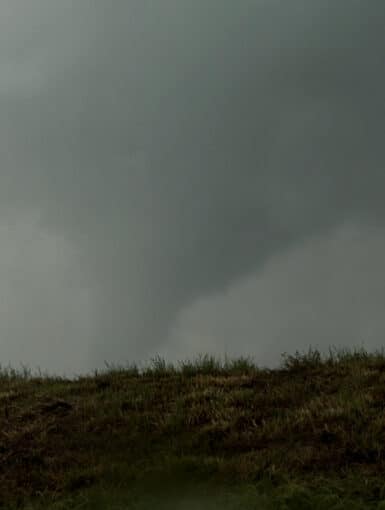 Tornadoes near Atoka, Oklahoma on May 9, 2016