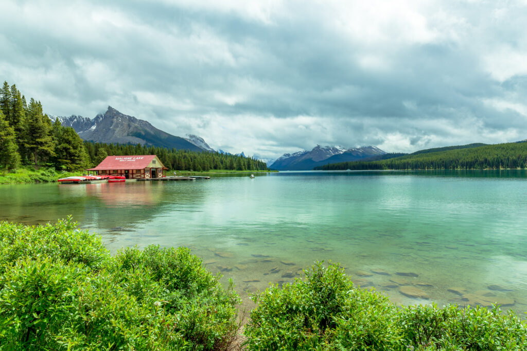 Maligne Lake in Jasper National Park