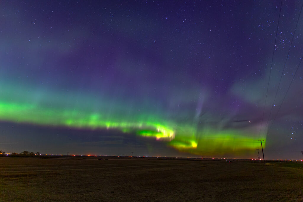 Auroras over Alberta