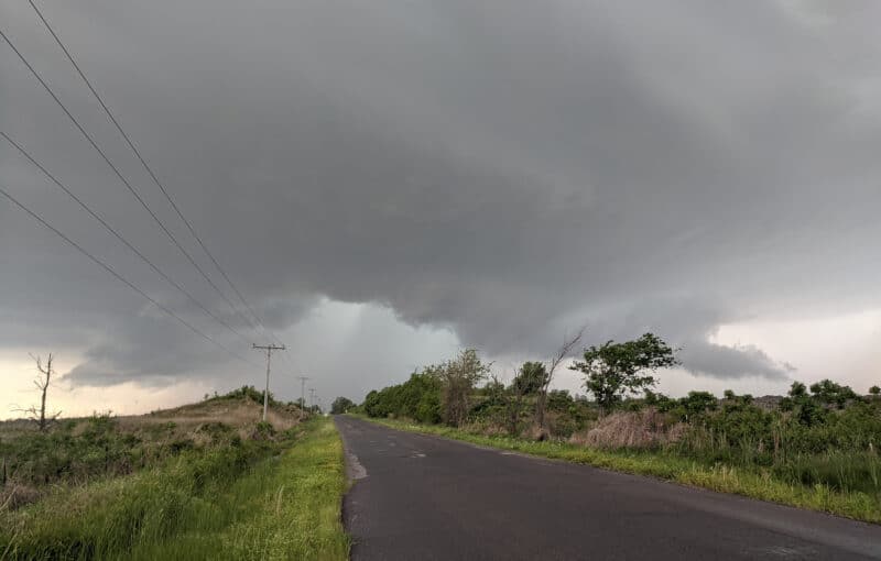 Supercell over Sportsmen Acres, OK