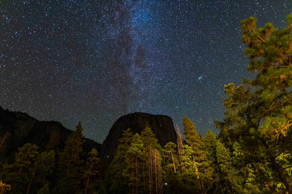 El Capitan at night