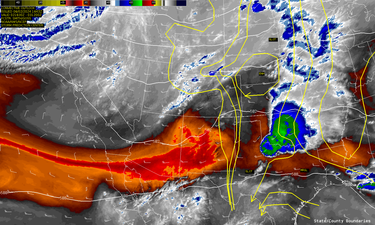 1830Z/1:30 PM CDT Water Vapor image from GOES-W